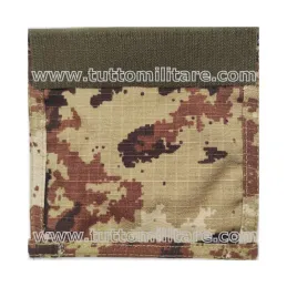 Retro Porta Badge Militare Vegetato ID Pouch con Velcro