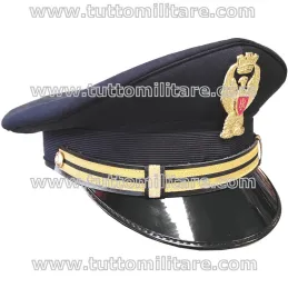 Vista Laterale del Berretto Maschile Berretto Maschile Vice Sovrintendente Polizia di Stato