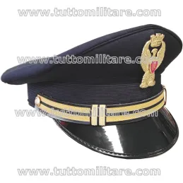 Vista Laterale del Berretto Maschile Sovrintendente Polizia di Stato