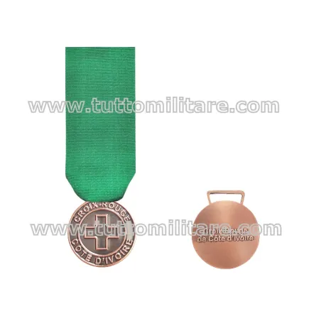 Medaglia Croce Rossa Costa d'Avorio  - Croix Rouge de Cote d'Ivoire