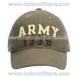 Cappellino Baseball Army 1775 Stone Washed