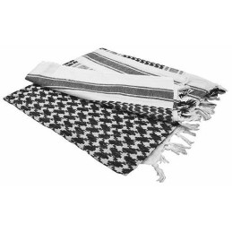 Shemag Kefiah Bianco Nero