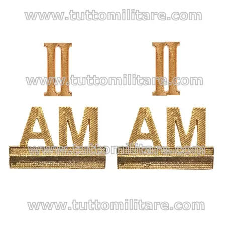 Distintivi Grado Metallo Allievo Maresciallo 2° Anno