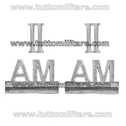 Distintivi Grado Metallo Allievo Maresciallo Carabinieri 2° Anno