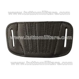 Fondina Sogliola in Cuoio Nero FA1