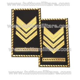 Tubolari Neri per Giubbino di Servizio Sergente Maggiore Capo Esercito