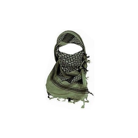 Shemag Kefiah Verde Nero