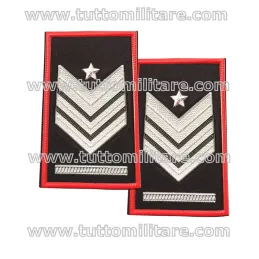 Tubolari Neri per Camicia o Maglione Brigadiere Capo Qualifica Speciale Carabinieri