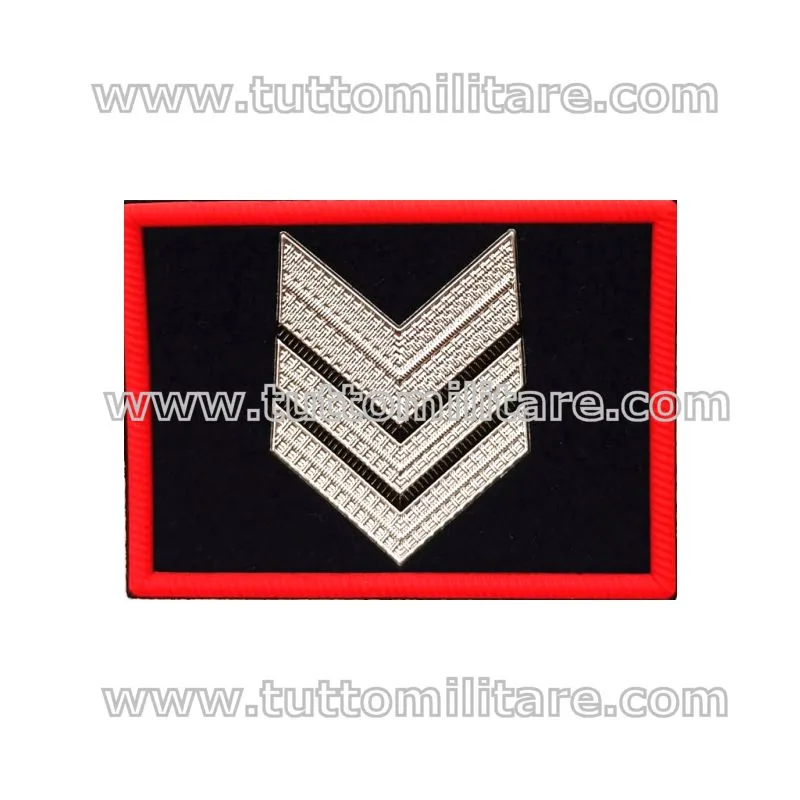 Grado Velcro Tuta OP CC Brigadiere Arma Carabinieri