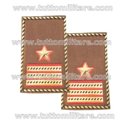 Tubolari Kaki per Camicia o Maglione Luogotenente Esercito