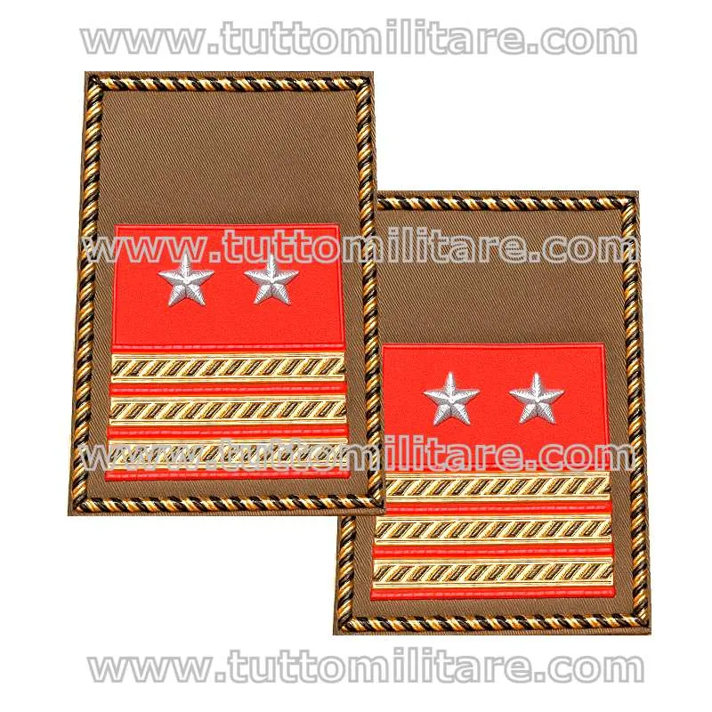 Tubolari Kaki per Camicia o Maglione Primo Luogotenente Esercito