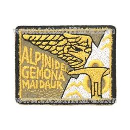 Patch Battaglione Alpini Gemona Mai d'Aur Alta Visibilità