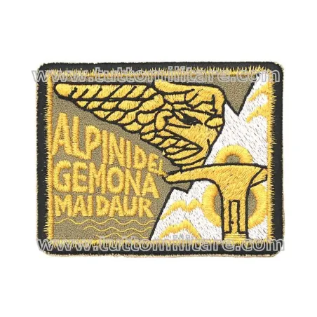 Patch Battaglione Alpini Gemona Mai d'Aur Alta Visibilità