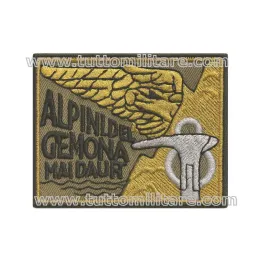 Patch Battaglione alpini Gemona Mai d'Aur Bassa Visibilità