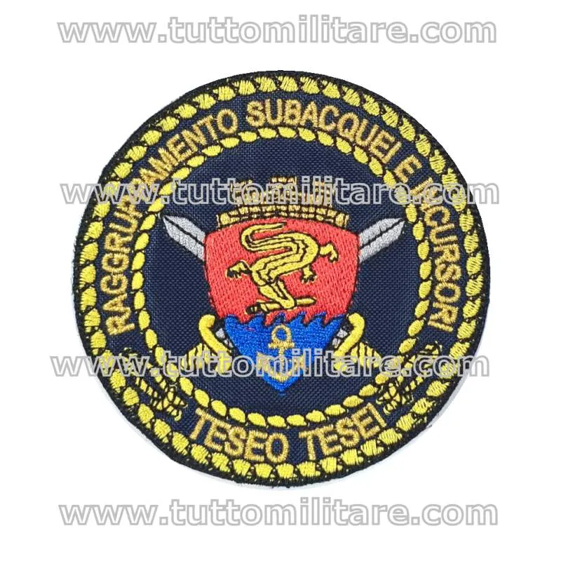 Patch Teseo Tesei Raggruppamento Subacqueo Incursori