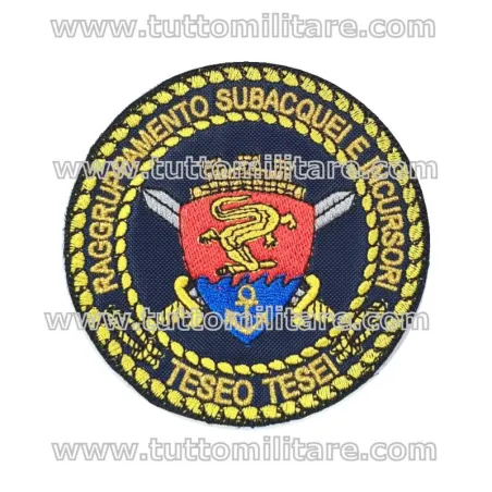 Patch Teseo Tesei Raggruppamento Subacqueo Incursori