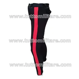 Vista Laterale Banda Rossa Pantaloni Radiomobile Carabinieri