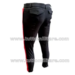 Zona Posteriore Lato Seduta con Rinforzo su Ginocchia e Seduta Pantaloni Nucleo Radiomobile