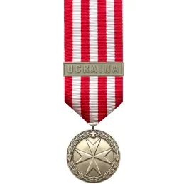 Dettaglio Medaglia Ucraina Sovrano Militare Ordine di Malta Extra