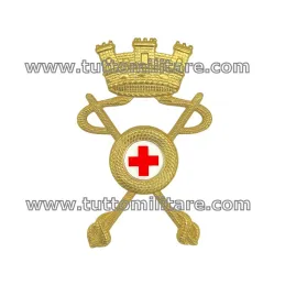 Fregio Metallo Farmacista Tesa Esercito