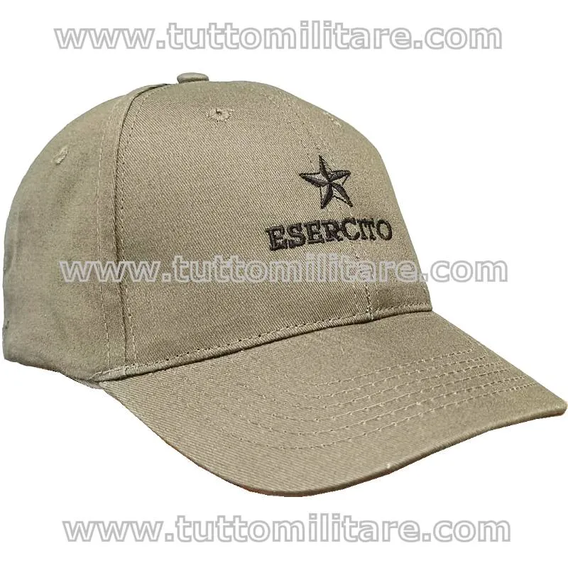 Cappello Baseball Esercito Italiano Verde