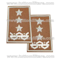 Tubolari su kaki Generale Corpo d'Armata Esercito per Camicia e/o Maglione