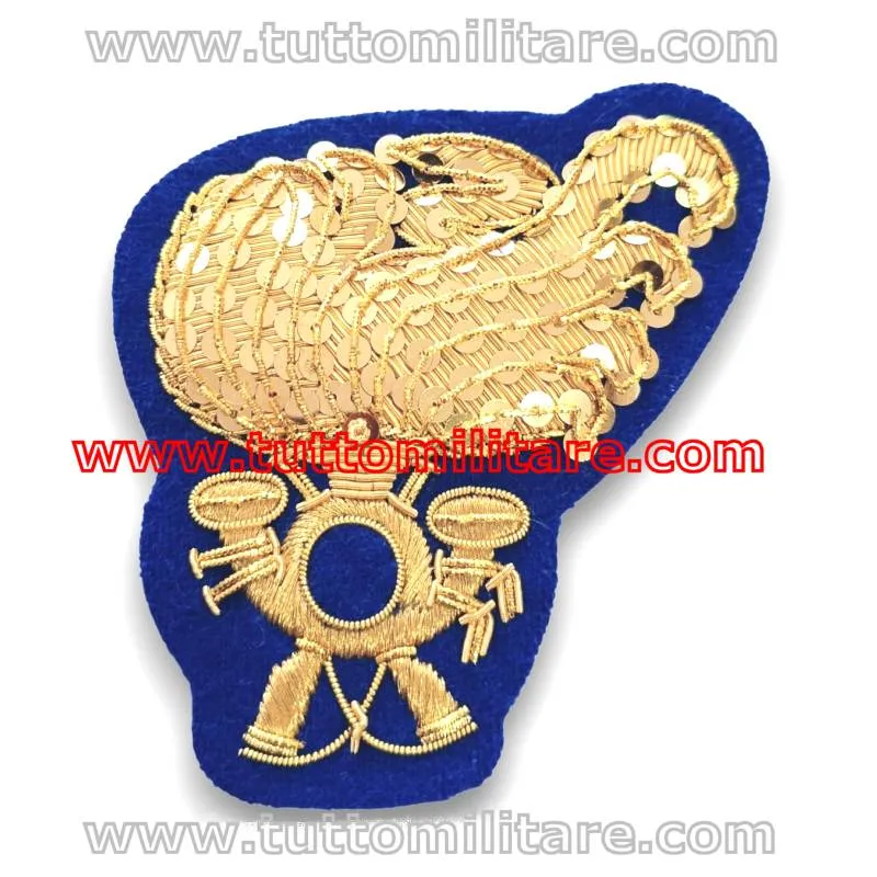 Fregio Ricamato Maschile Bersaglieri Sottufficiale di Corpo