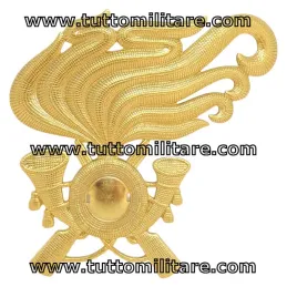 Bersaglieri Italian Army Metal Cap Badge