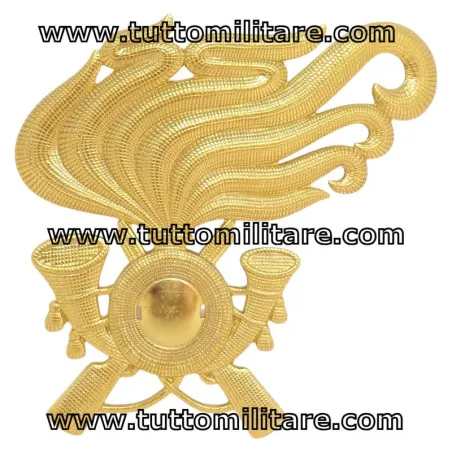 Bersaglieri Italian Army Metal Cap Badge