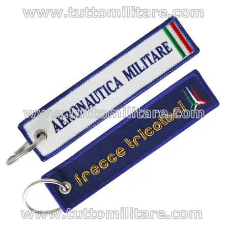 Portachiavi Ricamato Frecce Tricolori Aeronautica Militare