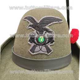 Vista Frontale del Cappello alpino Truppa Pieve di Cadore