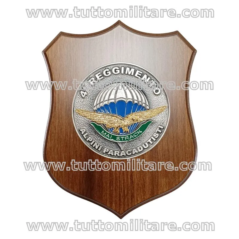 Crest 4° Reggimento Alpini Paracadutisti Mai Strack