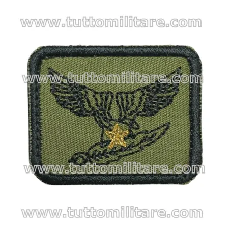 Patch Alpiere Comando Truppe Alpine con velcro posteriore dentato