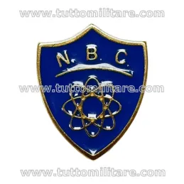 Metal NBC Badge Military Surplus