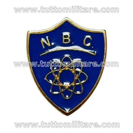 Metal NBC Badge Military Surplus