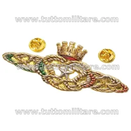 Vista Laterale del Distintivo d'Onore Personale Congedo Forze Armate