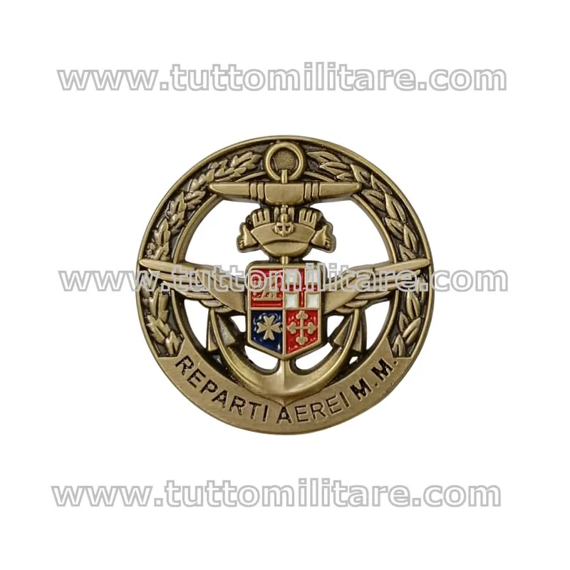 Distintivo Metallo Reparti Aerei Bronzo Marina Militare