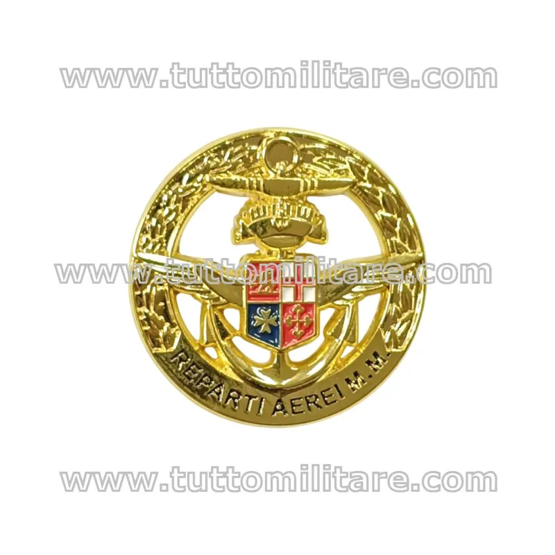 Distintivo Reparti Aerei Marina Militare Oro con clips