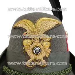 Vista Frontale del Cappello Alpino Primo Luogotenente Paracadutisti Alpini