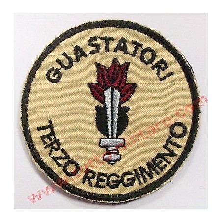 Scudetto Tondo Terzo Reggimento Genio Guastatori