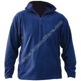 Maglione Pile Blu