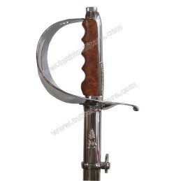 Sciabola Marescialli Guardia di Finanza Manico Radica